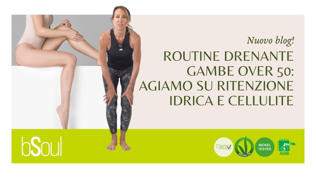 routine drenante gambe